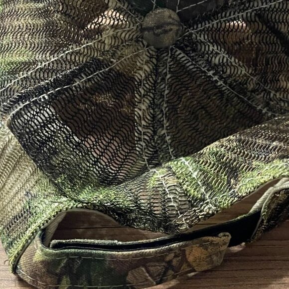 Mens Team Realtree Signature Camo Mesh Trucker Cap Adjustable Outdoor Hunt Hat - Picture 10 of 14